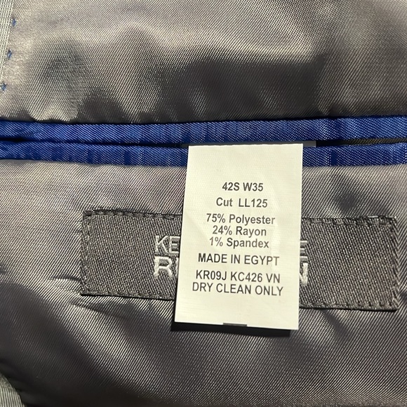 Kenneth Cole Reaction Suit Jacket - Men’s 42 Slim - Picture 12 of 12
